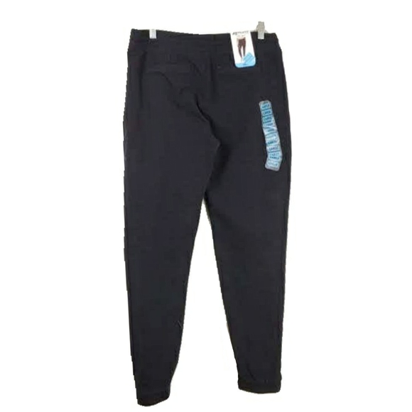 NWT 90 Degree Womens L Black Twill Zip Pockets Cuff Pants - Picture 8 of 8